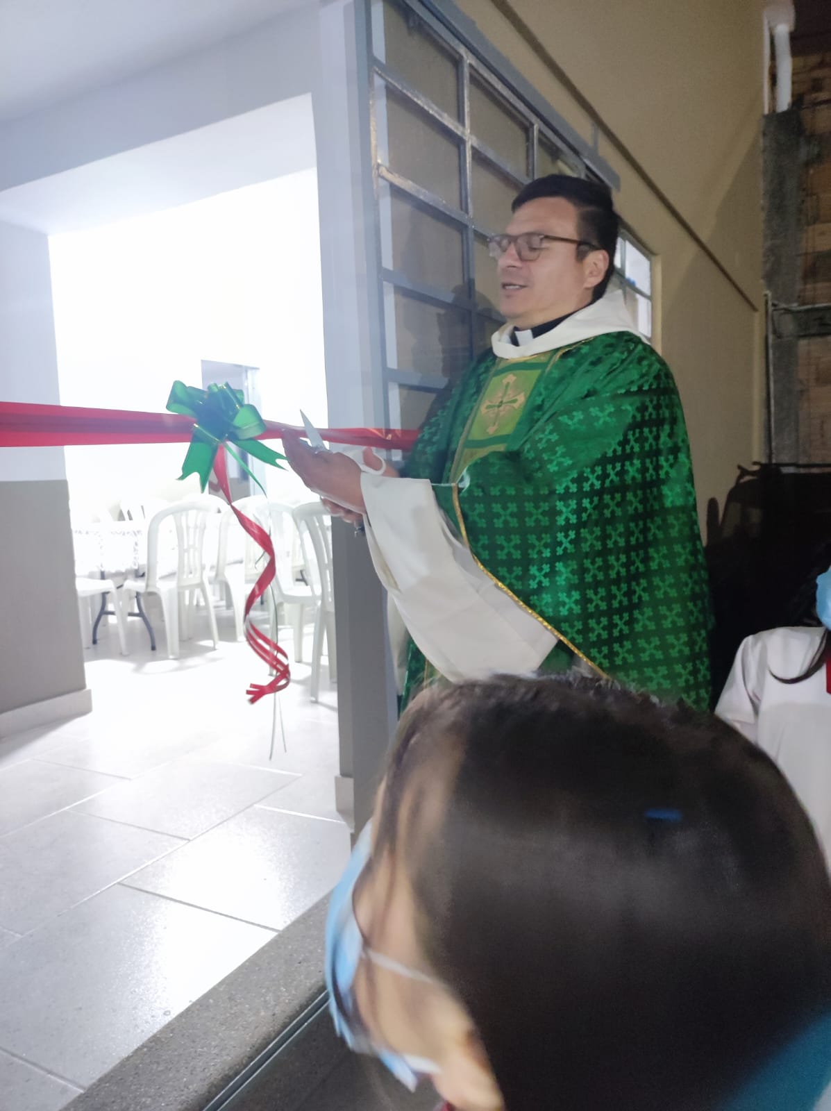 Bendición e inauguración de salones parroquiales