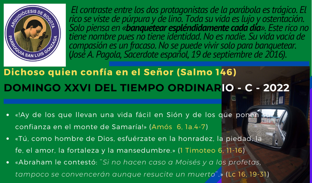 Domingo XXVI TOC- 2022 Oct