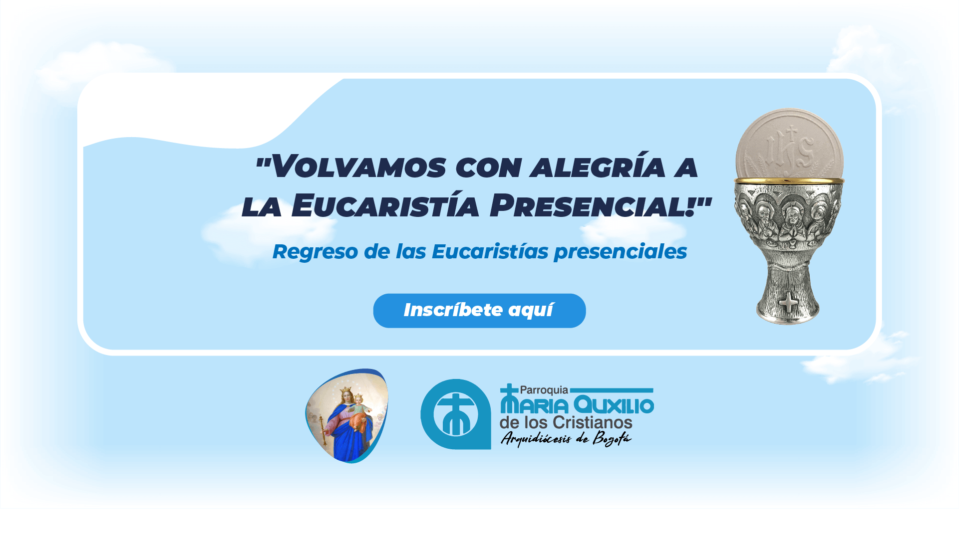 Inscripción Eucaristías Presenciales