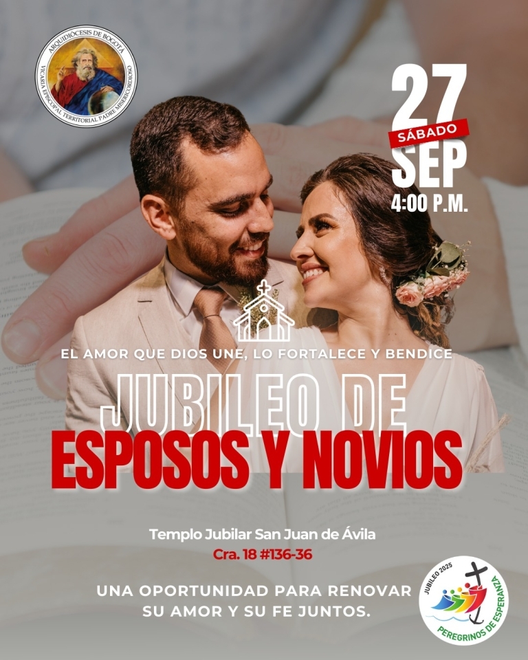 jubileo de los esposos y novios 