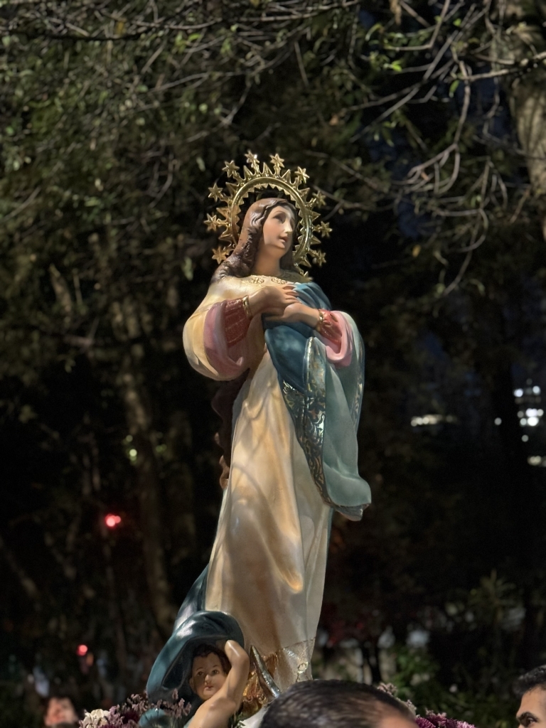 Rosario en procesión
