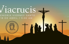 Momentos del Viacrucis 2025 Parroquia Santa María del Camino.