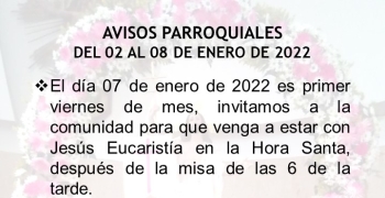 Avisos parroquiales